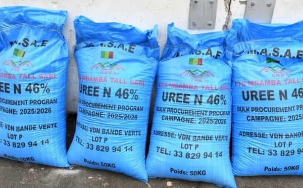 Approvisionnement agricole : 33 000 tonnes d’urée réceptionnées grâce au Bulk Procurement Program