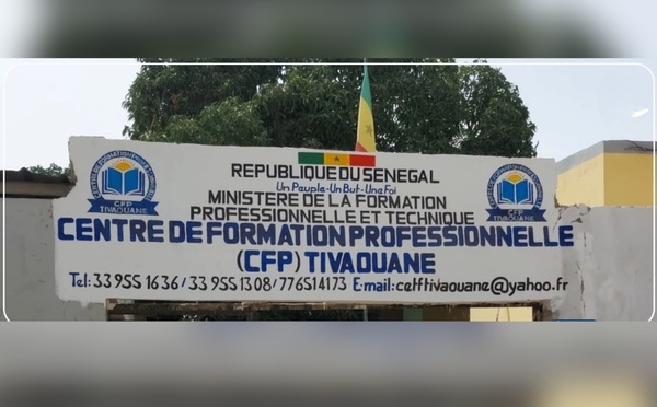 Formation professionnelle : le CFP de Tivaouane au cœur du défi de l’employabilité des jeunes
