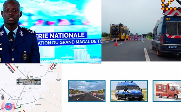 Grand Magal de Touba 2025 : la Gendarmerie dévoile le plan de circulation du 11 au 15 août