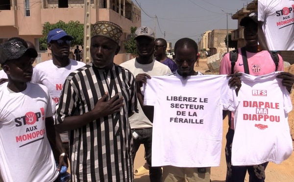 Thiès : les ferrailleurs du Sénégal dénoncent l’interdiction de leur marche pacifique