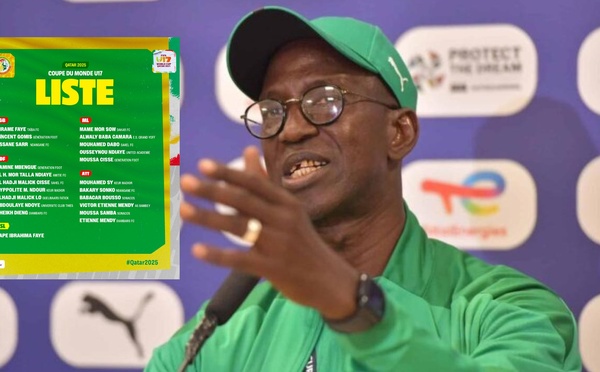 Coupe du monde U17 : le Sénégal dévoile sa liste de 21 joueurs pour le Mondial 2025 au Qatar