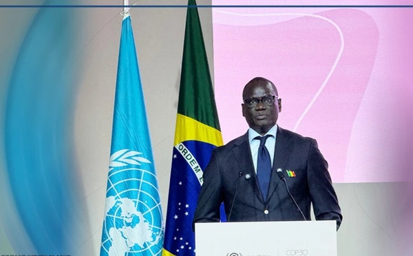 Le Sénégal appelle à une mise en œuvre urgente du financement climatique lors de la COP30 à Belém
