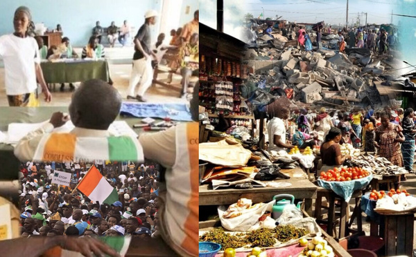 Un sénégalais perd sa boutique en Côte d’Ivoire : un commerce de 13 millions FCFA emporté par les violences électorales