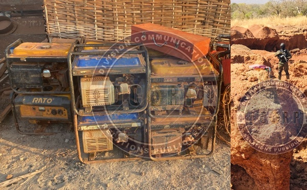 Saraya : un site d’orpaillage illégal démantelé lors d’une opération de sécurité