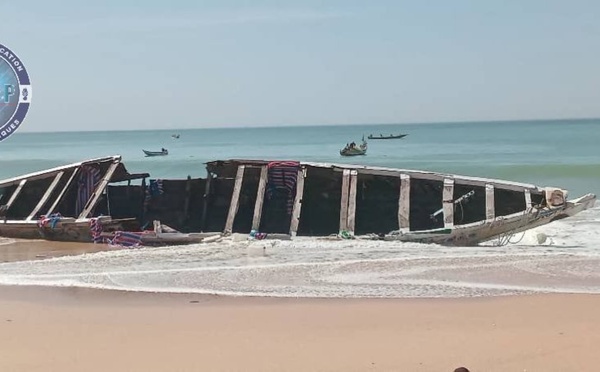 Popenguine : interception d’une pirogue transportant 123 candidats à l’émigration irrégulière