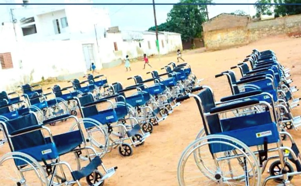 Kaffrine : un don de matériel de mobilité remis à des personnes en situation de handicap