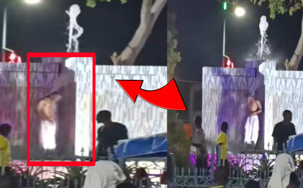 Thiès : un homme prend son bain en pleine journée à la Promenade des Thiessois