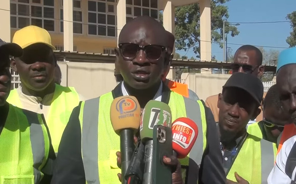 Réhabilitation des routes à Thiès : les travaux lancés sur l’axe Tribunal – Angle Sérigne Fallou – Rond-point de l’Hôpital régional