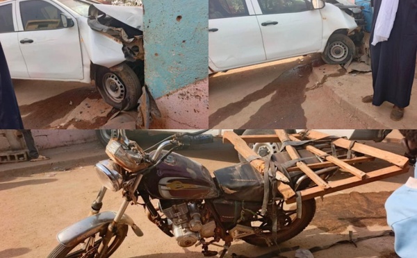 Saraya : un véhicule des douanes termine sa course dans une boutique après une poursuite