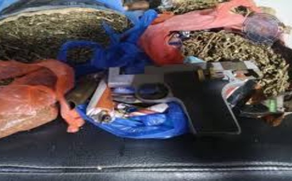 Sédhiou – Trafic de chanvre indien et détention d’armes
