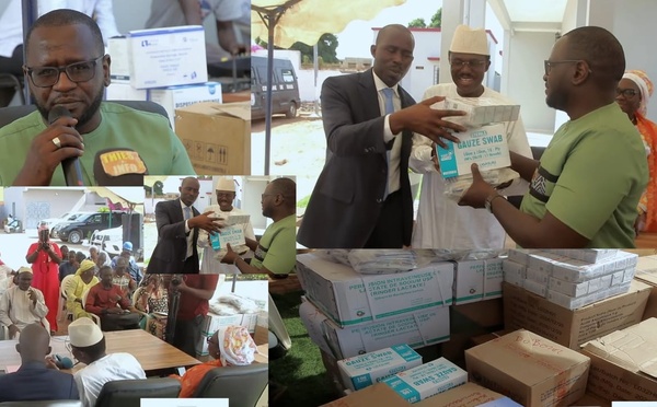 Ciment du Sahel offre un important lot de médicaments à la commune de Diass