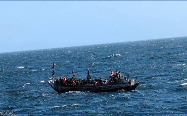 Au large de Dakar : 139 migrants secourus par la Marine après 11 jours en mer