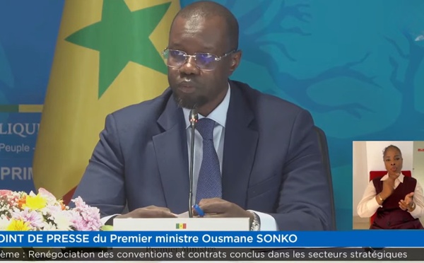 Ressources naturelles : Ousmane Sonko annonce des réformes et évoque des irrégularités dans d’anciens contrats