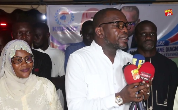 Thiès : Ousmane Diagne répond à Babacar Diop, Fatima Ba à ses côtés