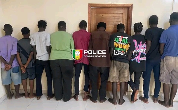 KANKOURANG 2026 À MBOUR : Dix membres de « lël » clandestins interpellés par la police