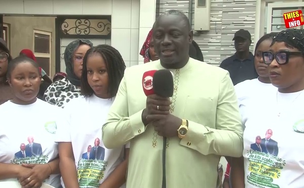 Thiès : Rahim Diouf offre des kits scolaires aux élèves du quartier Malamine Senghor