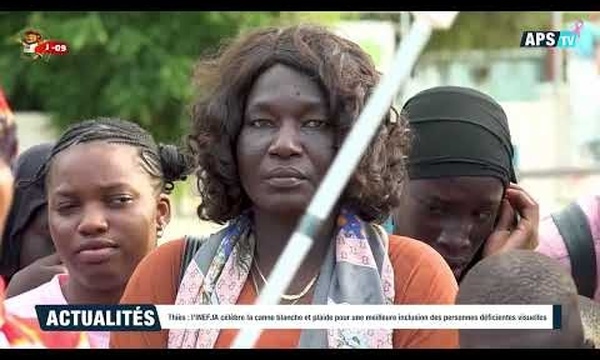 Thiès : l’INEFJA sensibilise à l’autonomie des personnes déficientes visuelles