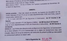 Ziguinchor : restriction temporaire de la circulation sur les routes nationales n4et5