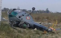 Mali: Un hélicoptère renversé par le vent fait trois blessés