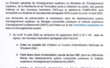 Orientation des nouveaux bacheliers 2023: La plateforme Campusen démarre à partir de lundi 14 août prochain