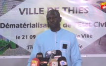 Problème de l'Etat Civil, Le Maire de Thiès Babacar Diop fait le Point