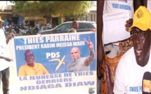 Parrainage à Thiès: Ndiaga Diaw collecte 3292  pour Karim Wade