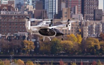 Des taxis volants ont fait le show à New York