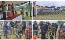 Le président du Zimbabwe fait don de 54 vélos aux chefs de village comme cadeau de Noël