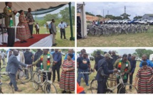 Le président du Zimbabwe fait don de 54 vélos aux chefs de village comme cadeau de Noël Le président du Zimbabwe fait don de 54 vélos aux chefs de village comme cadeau de Noël