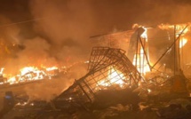 Incendie au marché Tivaouane - Peulh: 33 cantines dévastées malgré l'intervention des sapeurs - pompiers