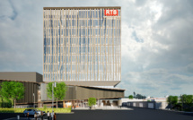 Inauguration par le président Macky Sall de la Tour R+10 de la RTS Inauguration par le président Macky Sall de la Tour R+10 de la RTS