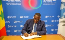 Rencontre entre Macky Sall et le Secrétaire général de l'OCDE, Mathias Corman, pour la Mission 4P Rencontre entre Macky Sall et le Secrétaire général de l'OCDE, Mathias Corman, pour la Mission 4P