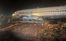 Incident à l'AIBD : Sortie de piste d'un avion de TRANSAIR, 19 blessés dont 4 graves Incident à l'AIBD : Sortie de piste d'un avion de TRANSAIR, 19 blessés dont 4 graves