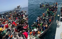 Interception d'une embarcation de 252 personnes au large de Dakar