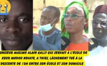 Enseignant Alain Kaly tué à Thiès, Témoignages Enseignant Alain Kaly tué à Thiès, Témoignages