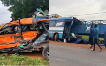 Accident mortel à Louga : Un décès et vingt-quatre blessés dans une collision entre un bus et un camion Accident mortel à Louga : Un décès et vingt-quatre blessés dans une collision entre un bus et un camion