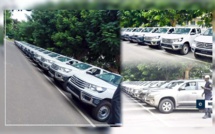 Remise de 59 véhicules à la CENA pour un meilleur contrôle des élections législatives anticipées Remise de 59 véhicules à la CENA pour un meilleur contrôle des élections législatives anticipées