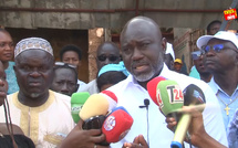 Habib Vintin au Secours des Commerçants du Marché Central de Thiès après l'Incendie Habib Vintin au Secours des Commerçants du Marché Central de Thiès après l'Incendie