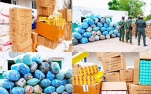 Lutte contre le trafic illicite : La Douane sénégalaise saisit des produits prohibés d’une valeur de 103 millions CFA Lutte contre le trafic illicite : La Douane sénégalaise saisit des produits prohibés d’une valeur de 103 millions CFA