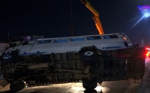 Accident de Ndiaga-Ndiaye à Touba : 14 Blessés Dont 2 Graves Accident de Ndiaga-Ndiaye à Touba : 14 Blessés Dont 2 Graves