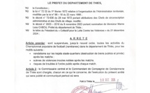 Thiès : Suspension des navétanes en raison de violences et de troubles à l’ordre public Thiès : Suspension des navétanes en raison de violences et de troubles à l’ordre public