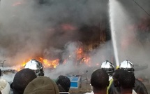 Port Autonome de Dakar : un incendie de classe A s'est déclaré au Môle 1