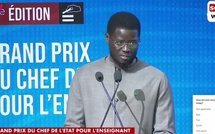 Politique Diomaye Faye : «Bara Mbengue, nous exprimons, à travers vous, notre reconnaissance envers tous les enseignants du Sénégal» Politique Diomaye Faye : «Bara Mbengue, nous exprimons, à travers vous, notre reconnaissance envers tous les enseignants du Sénégal»