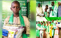 Matar Seck Sacré Champion du Concours Régional de Récital du Coran à Louga