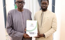 Bassirou Diomaye Faye reçoit le Rapport annuel du Médiateur de la République Bassirou Diomaye Faye reçoit le Rapport annuel du Médiateur de la République