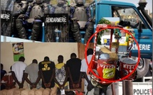 Démantèlement d’un réseau de trafic de drogue au marché Castors à Dakar : 14 arrestations et une importante saisie de kush Démantèlement d’un réseau de trafic de drogue au marché Castors à Dakar : 14 arrestations et une importante saisie de kush