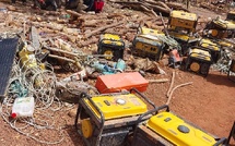 Saraya : un vaste site d’orpaillage clandestin démantelé à Bembou Saraya : un vaste site d’orpaillage clandestin démantelé à Bembou