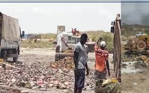 Keur Massar : 25 tonnes de produits alimentaires impropres à la consommation détruites Keur Massar : 25 tonnes de produits alimentaires impropres à la consommation détruites