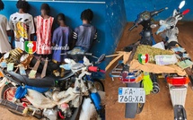 Kolda : Cinq arrestations pour trafic de ch@nvre indien et détention d’armes blanches