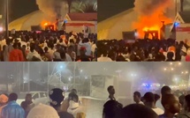 Touba : un véhicule publicitaire en feu près de la grande mosquée, maîtrisé sans dégâts majeurs